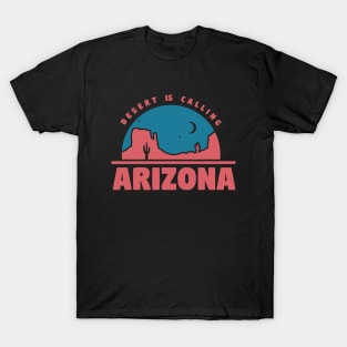 Arizona Desert National Park Retro Vintage Design. T-Shirt